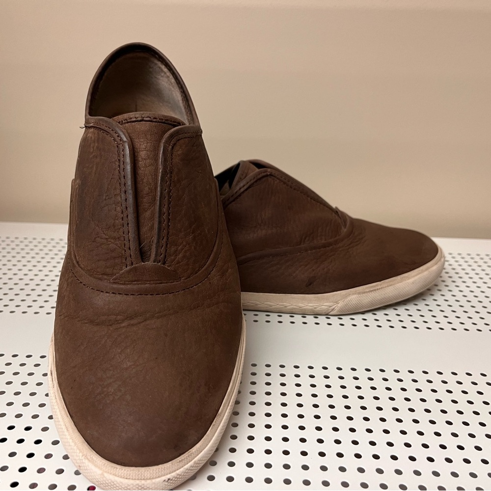 Frye Dark Brown Leather Loafers